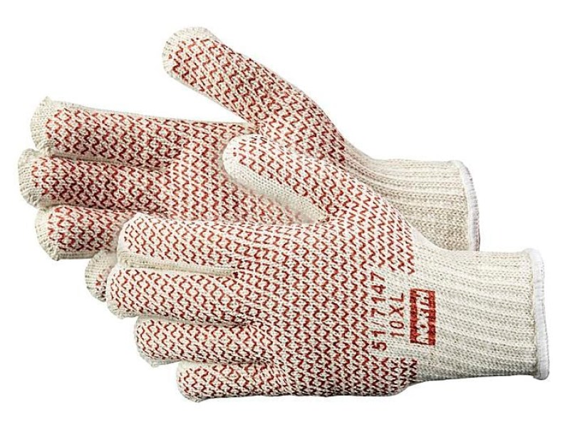 Honeywell Grip N Hot Mill 51/7147 toplootporne zaštitne rukavice bele boje sa nitrilnim tačkama