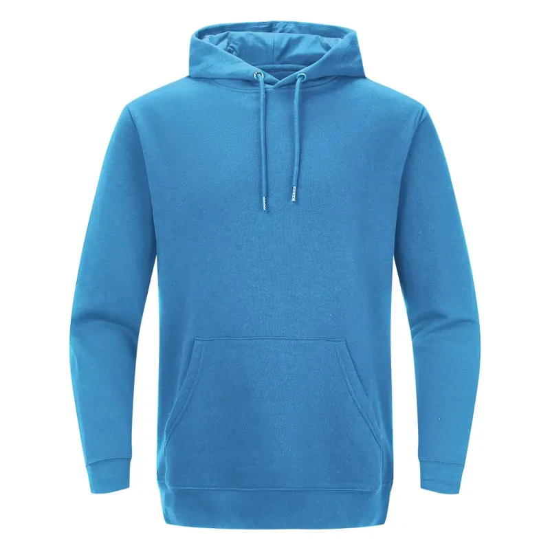ABSOLUT HOODY – Muška dukserica sa kapuljačom od organskog pamuka Boja: Tirkizno plava| Novatex DOO