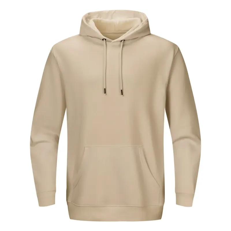 ABSOLUT HOODY – Muška dukserica sa kapuljačom od organskog pamuka Boja: Svetlo braon| Novatex DOO