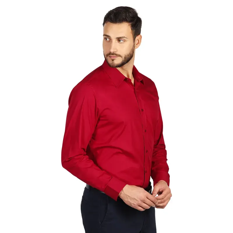 EXPLODE COMFORT LSL MEN muška pamučna košulja dugih rukava Crvena 3XL | Novatex DOO