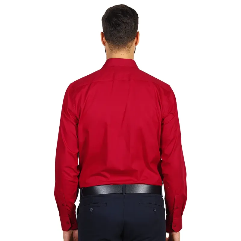 EXPLODE COMFORT LSL MEN muška pamučna košulja dugih rukava Crvena 3XL | Novatex DOO
