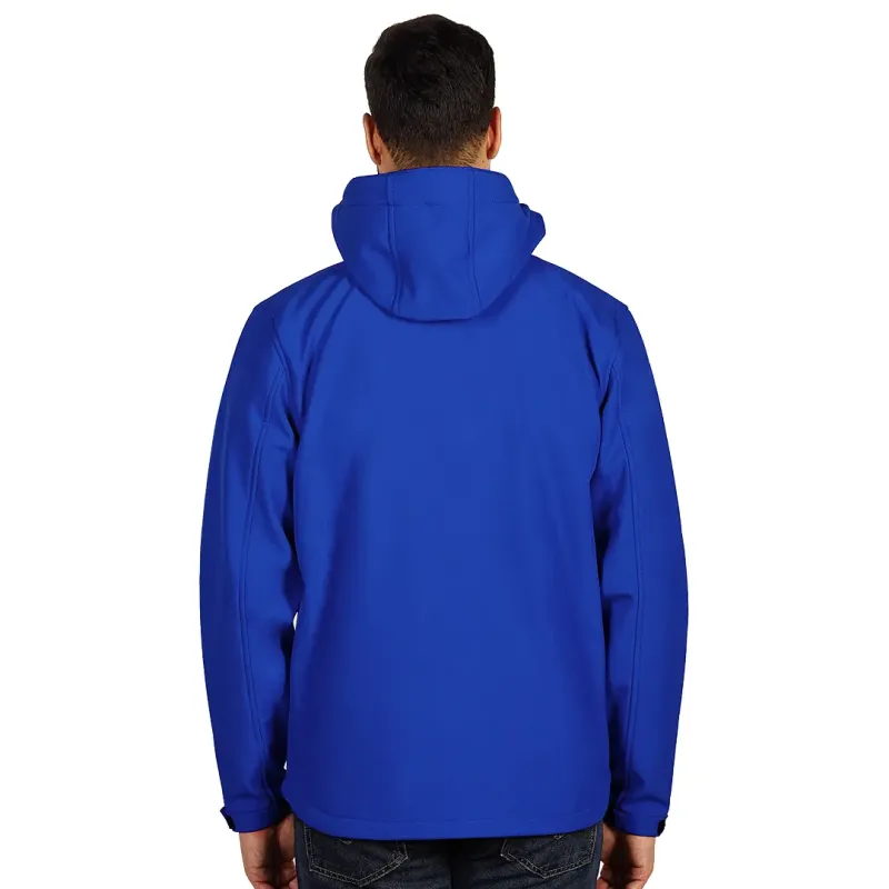EXPLODE PROTECT MEN softshell jakna sa skidajućom kapuljačom Rojal plava 3XL | Novatex DOO