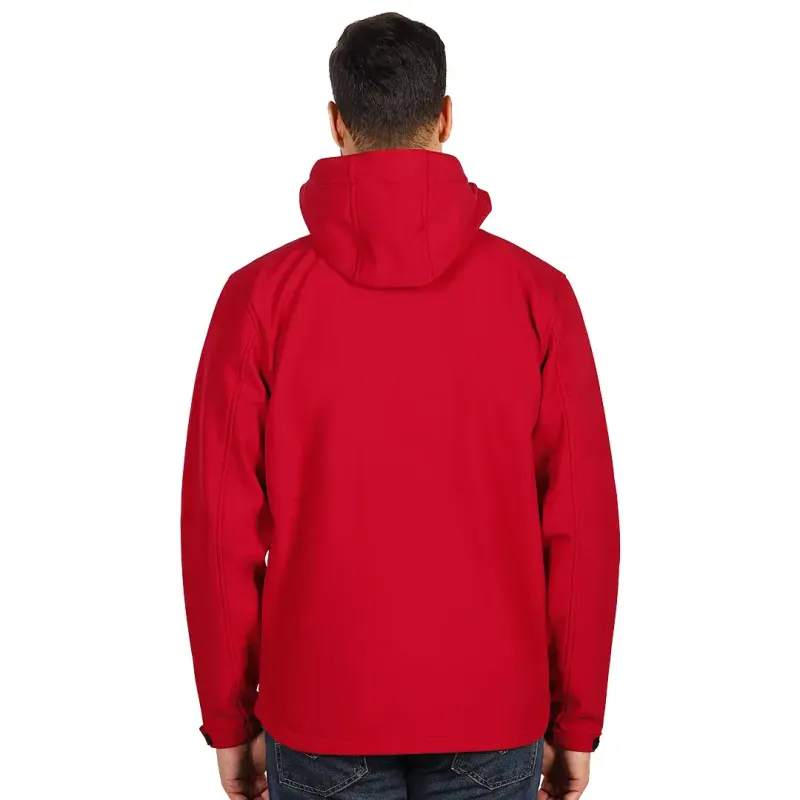 EXPLODE PROTECT MEN softshell jakna sa skidajućom kapuljačom Crvena 3XL | Novatex DOO