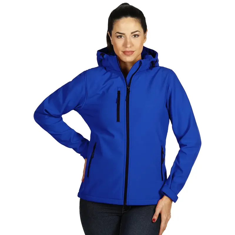 EXPLODE PROTECT WOMEN ženska softshell jakna sa skidajućom kapuljačom Rojal plava L | Novatex DOO