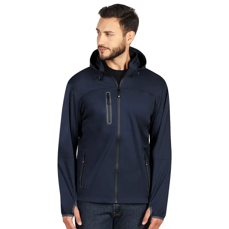 EXPLODE RIDER softshell jakna sa kapuljačom Plava 3XL | Novatex DOO