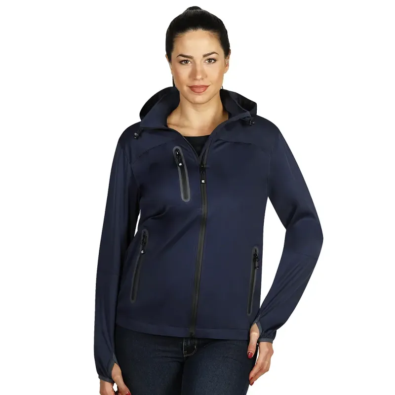 EXPLODE RIDER WOMEN ženska softshell jakna sa kapuljačom Plava L | Novatex DOO