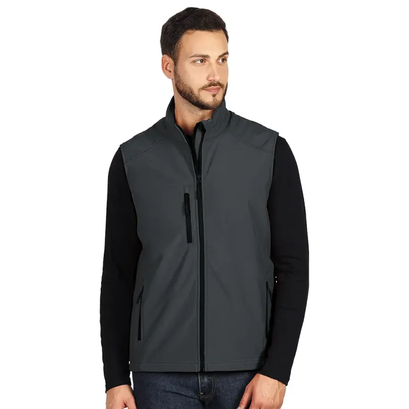 EXPLODE SKIPPER VEST softshell prsluk Tamno siva 3XL | Novatex DOO