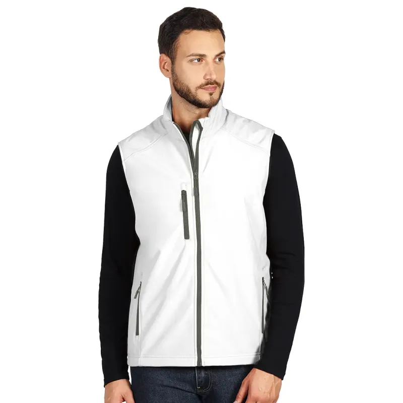 EXPLODE SKIPPER VEST softshell prsluk Bela 3XL | Novatex DOO