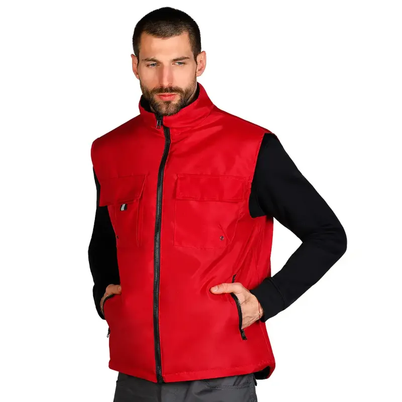 TEKTON PRO TEN VEST radni prsluk Crvena 3XL | Novatex DOO