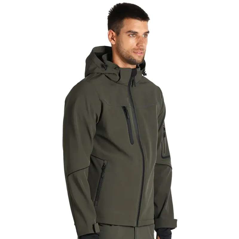 TEKTON PRO PANTHER JACKET softshell jakna sa kapuljačom Maslinasta 3XL | Novatex DOO