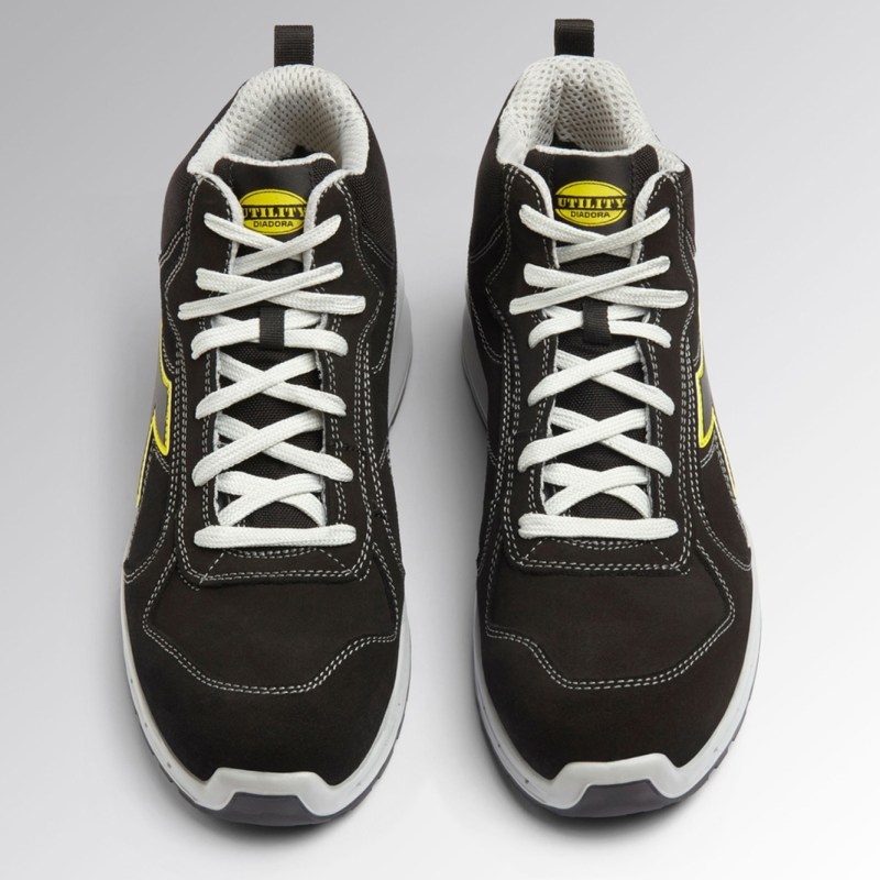 Diadora RUN NET AIRBOX MID S3S FO SR zaštitne cipele, poluduboke, crne – isporuka 1–5 dana | Novatex DOO