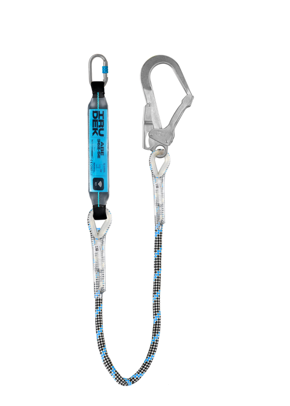 Irudek ABE 362-SE - sigurnosno uže sa amortizerom energije 180 cm za horizontalni rad preko oštrih ivica