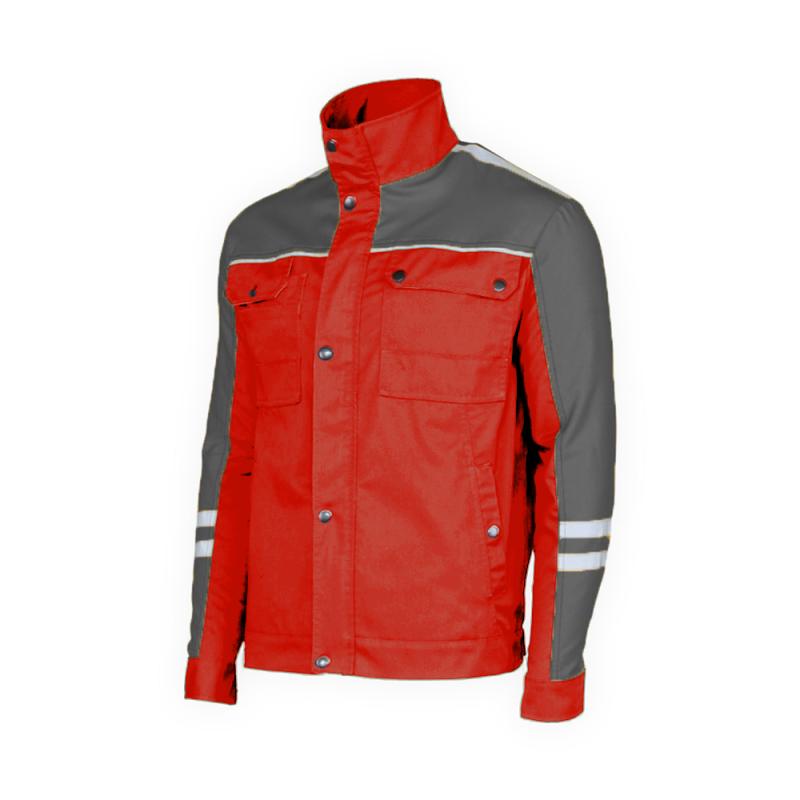 Novatex Hiperon Radna Bluza Crvena Tamno Siva 01