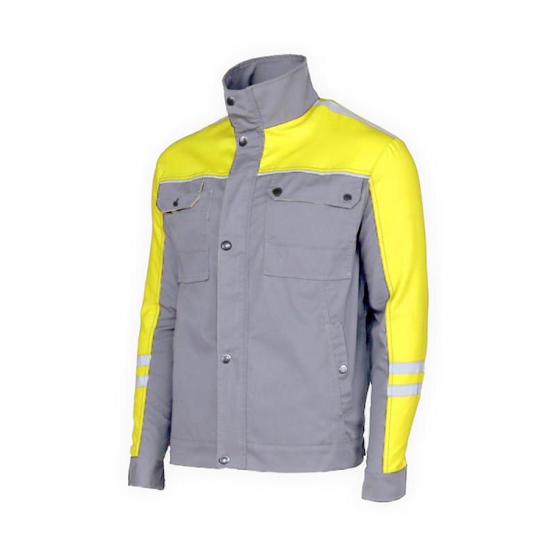 Novatex Hiperon Radna Bluza Svrtlo Siva Hv Zuta 01