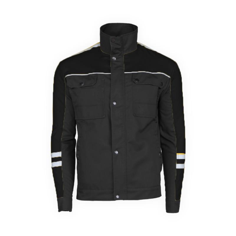 Novatex Hiperon Radna Bluza Tamno Siva Crna 02