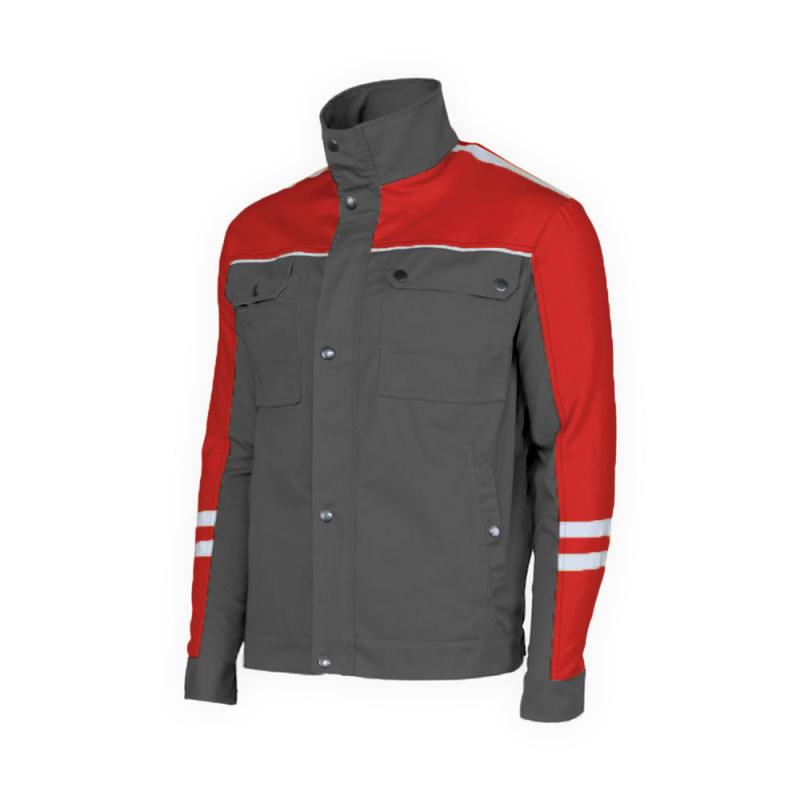 Novatex Hiperon Radna Bluza Tamno Siva Crvena 01