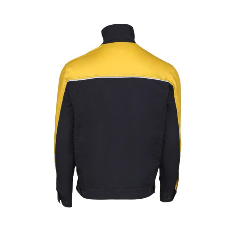 Novatex Hiperon Radna Bluza Tamno Siva Zuta 04