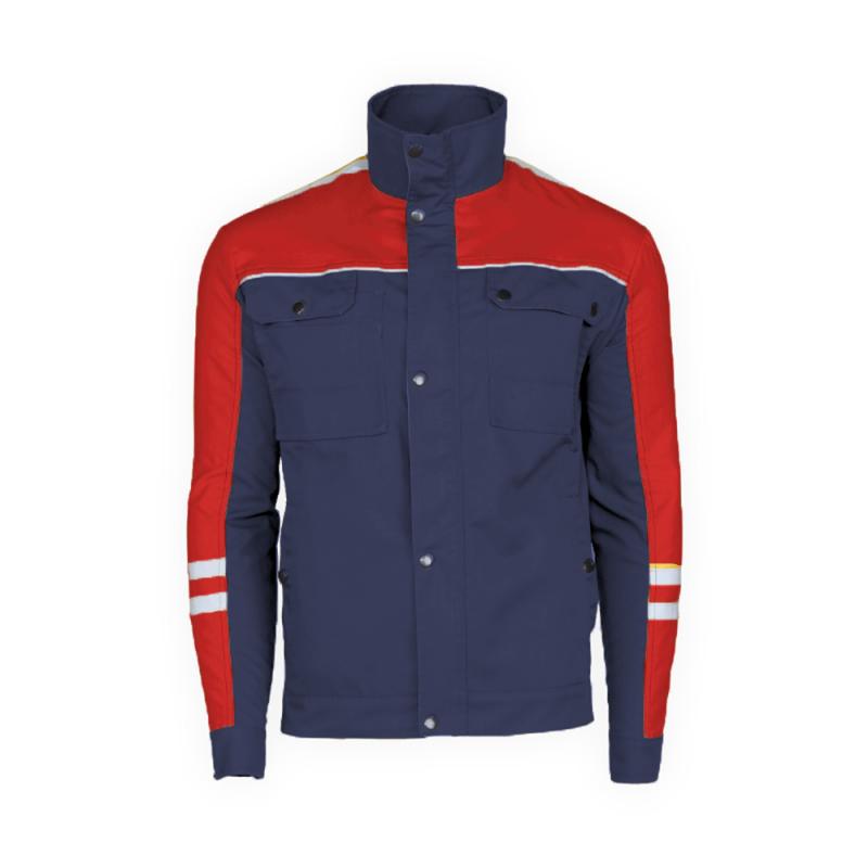 Novatex Hiperon Radna Bluza Teget Crvena 02