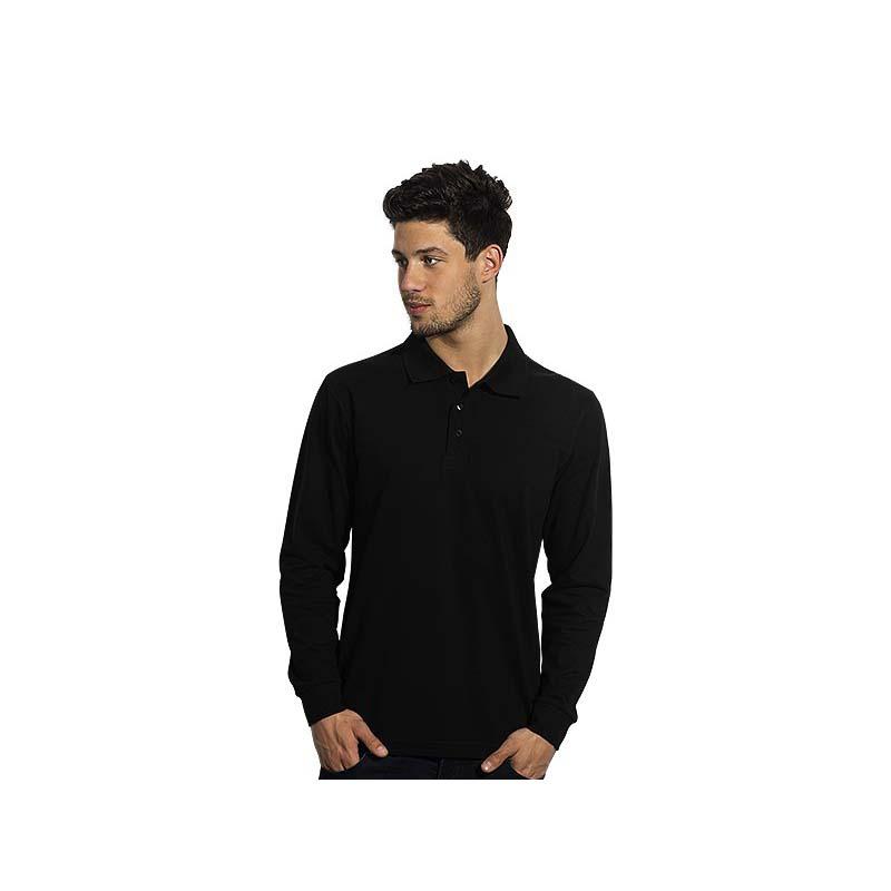 Gator Muska Polo Majica Dugi Rukav Crna