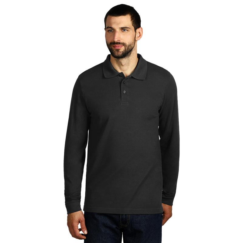 Gator Muska Polo Majica Dugi Rukav Tamno Siva