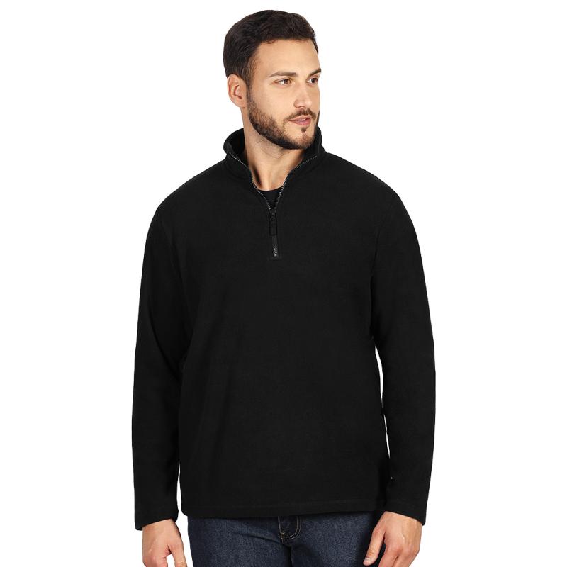 Glecher Zip Dukserica Bruseni Polar Rajsferslus Crna 1