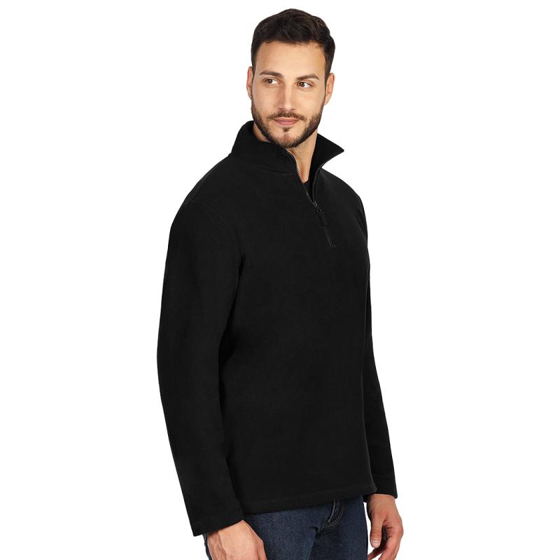 Glecher Zip Dukserica Bruseni Polar Rajsferslus Crna 2