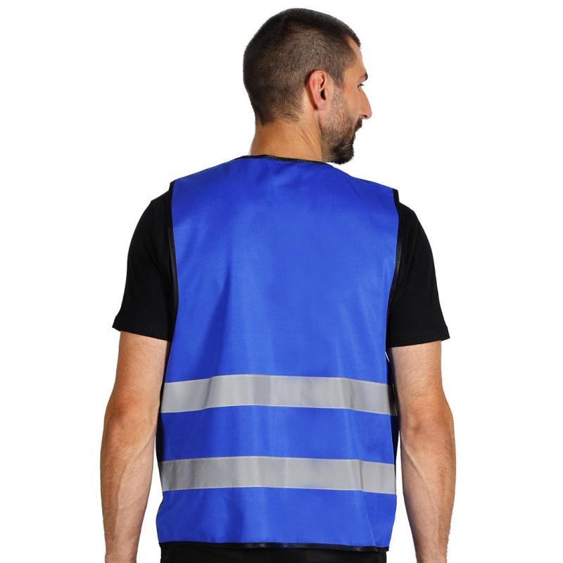 Glow Color Radni Prsluk Visoka Vidljivost Plava 2