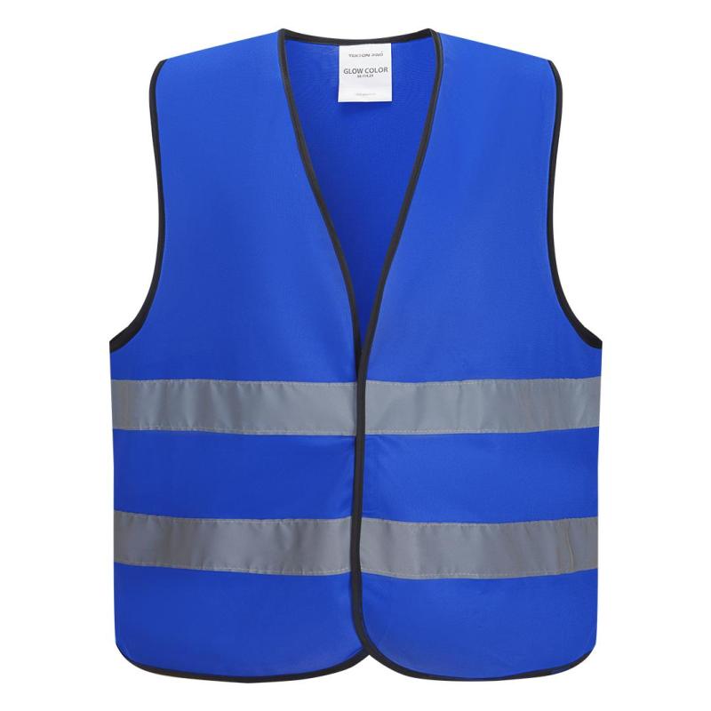 Glow Color Radni Prsluk Visoka Vidljivost Plava 3