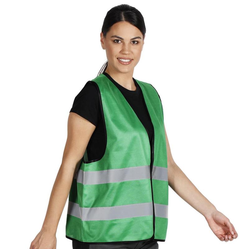 Glow Color Radni Prsluk Visoka Vidljivost Zelena 2