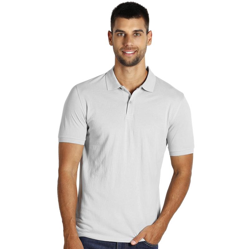Go Green Polo Majica Siva