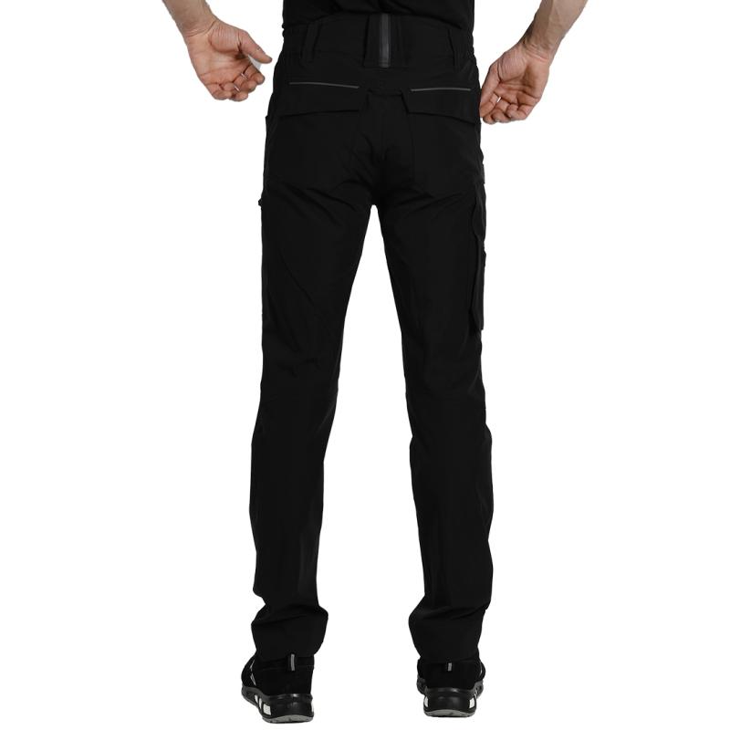 Panther Pants S Elasticne Radne Pantalone Crne 003