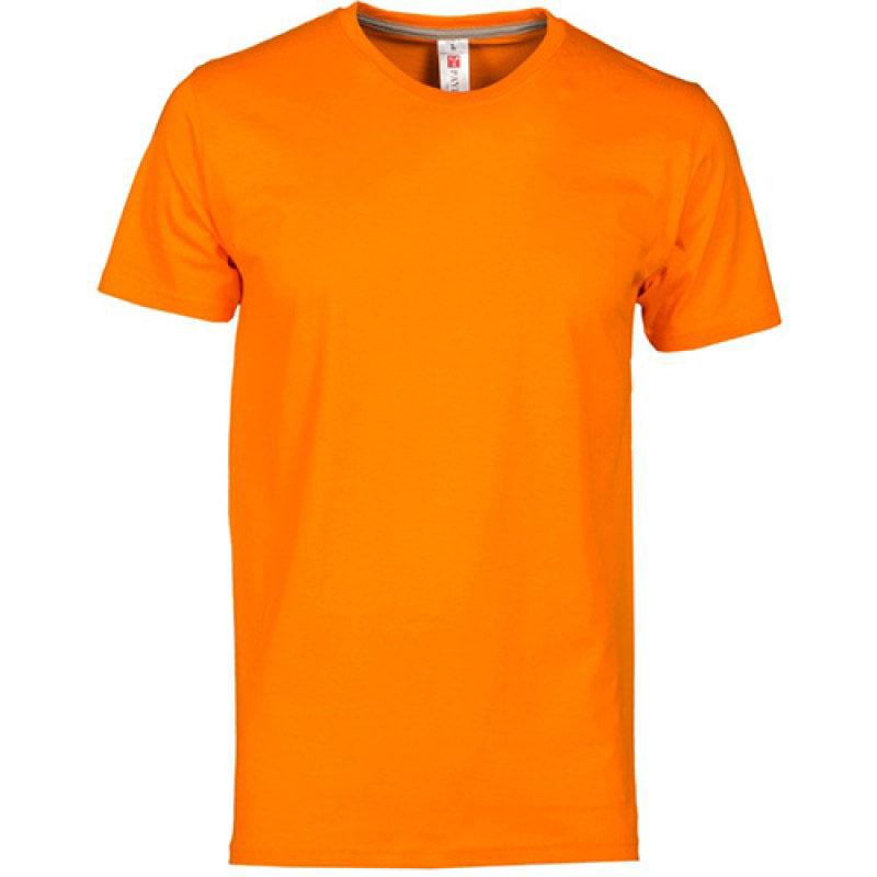 Payper Sunset Unisex Radna Majica Kratki Rukav Narandzasta Novatex