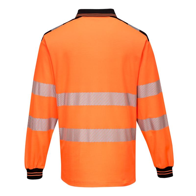 Polo Majica Hi Vis Zuto Teget Narandzasto Teget 1