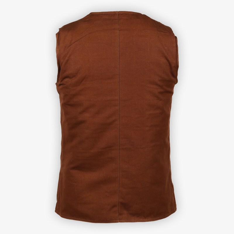 Novatex prsluk sa prirodnim jagnjećim krznom – topli radni prsluk od pamuka