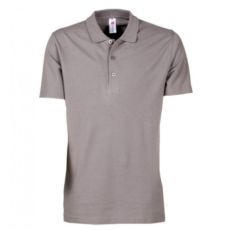 Rome Polo Majica Kratkih Rukava Tamno Siva Novatex