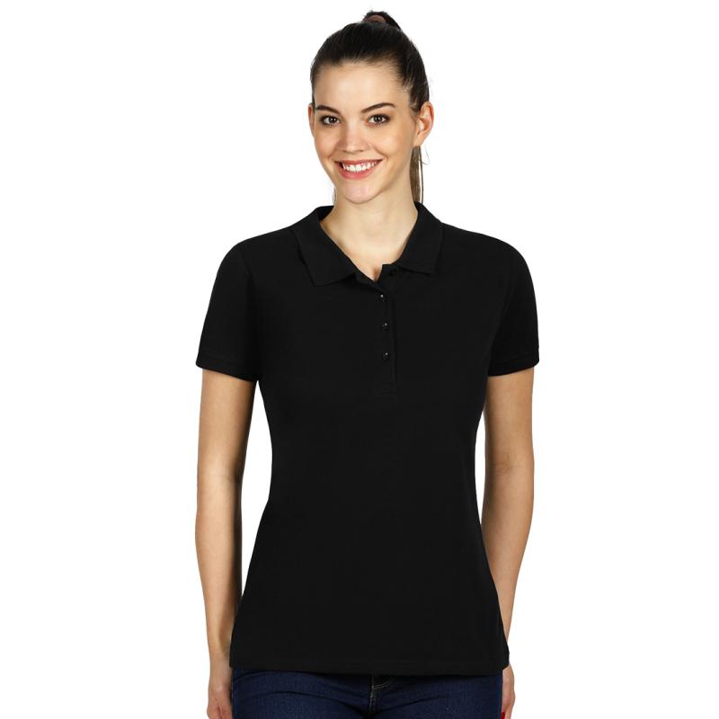 Top Gun Lady Zenska Polo Majica Bela Crna