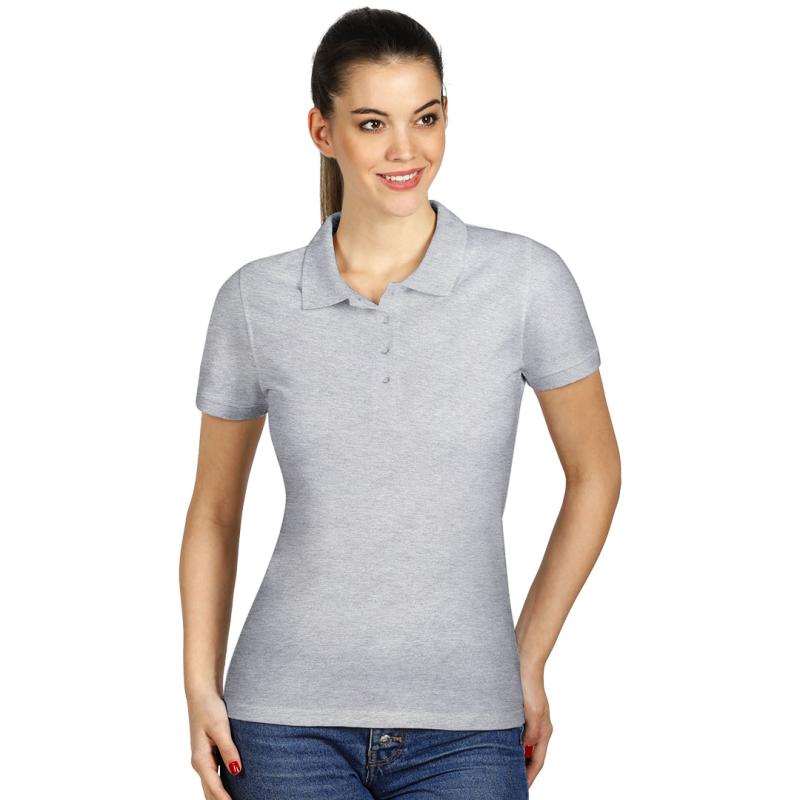 Top Gun Lady Zenska Polo Majica Bela Pepeljasta