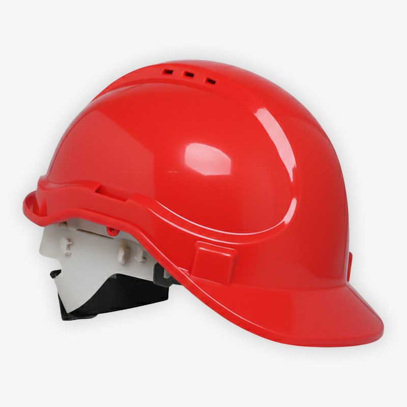 YY-102 zaštitni šlem sa ventilacijom – crveni (Novatex)